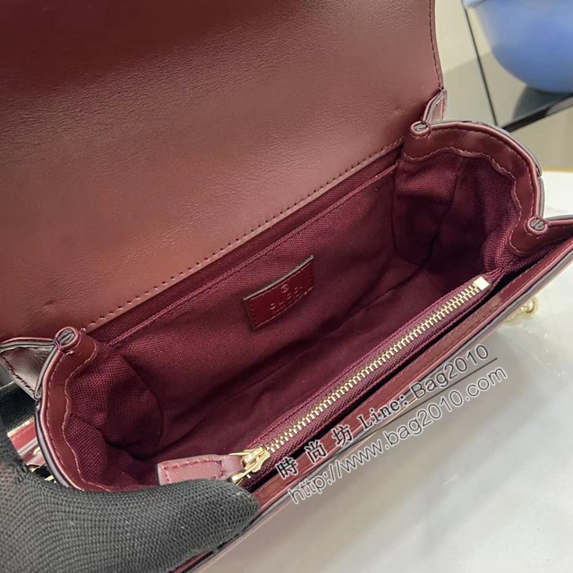 Gucci專櫃古馳最新款2025春夏Go系列鏈條肩背包 jh2979型號：826761